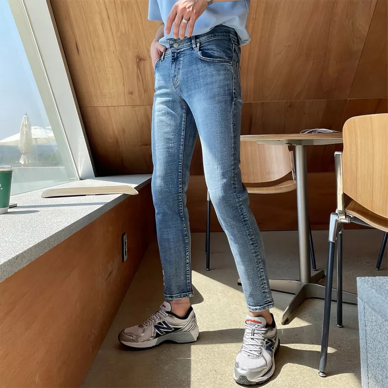 I'm David Jeans Unisex Light Blue-4