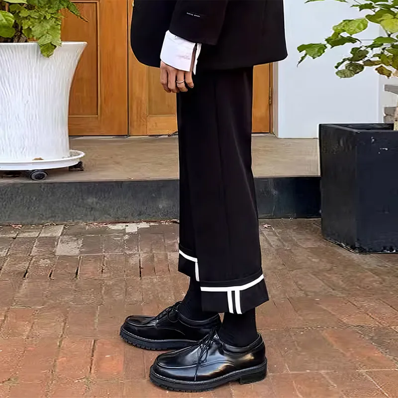 I'm David Casual Pants Unisex Black-4