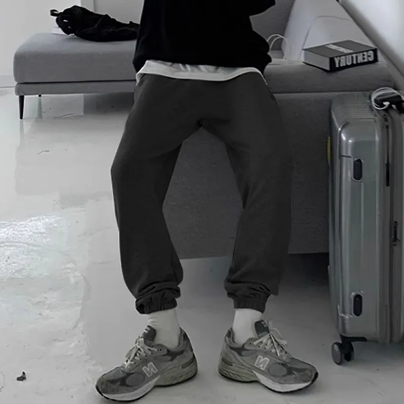 I'm David Casual Pants Unisex Dark Gray-5