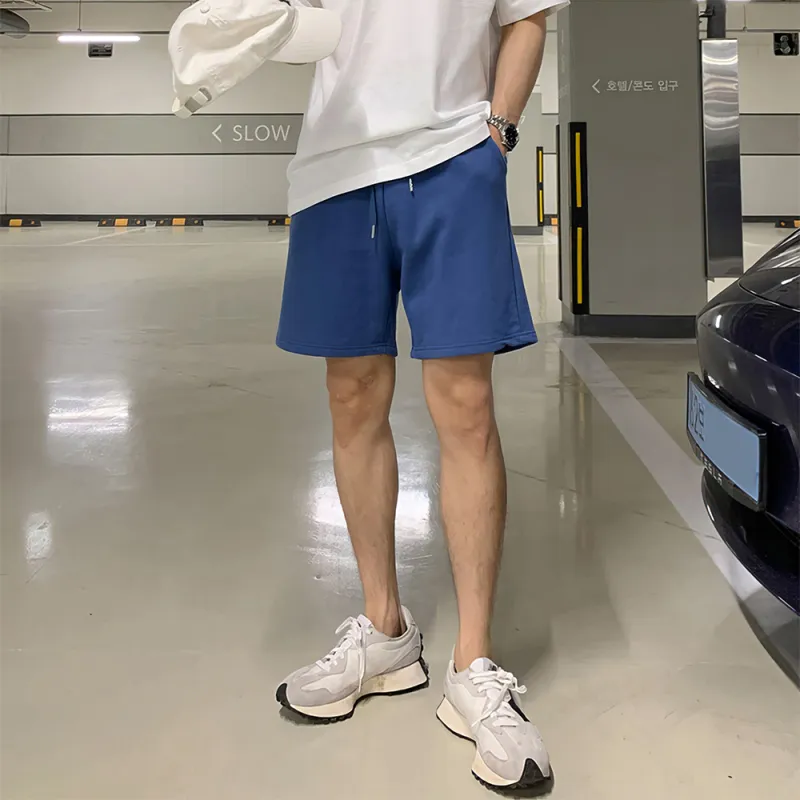 I'm David Casual Shorts Men's Blue-4