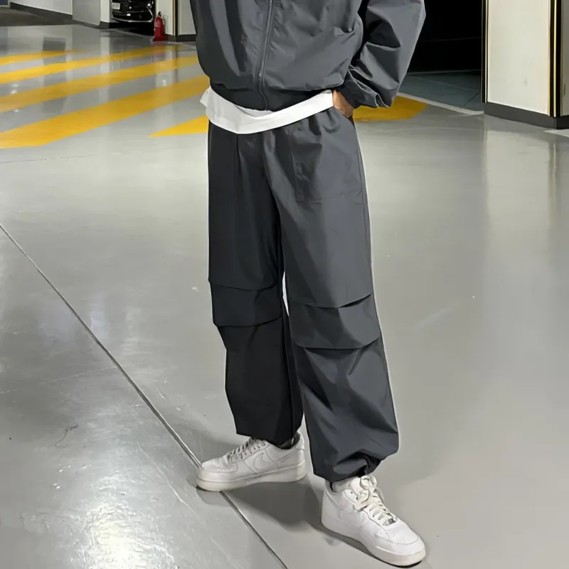 I'm David Casual Pants Unisex Dark Gray-5