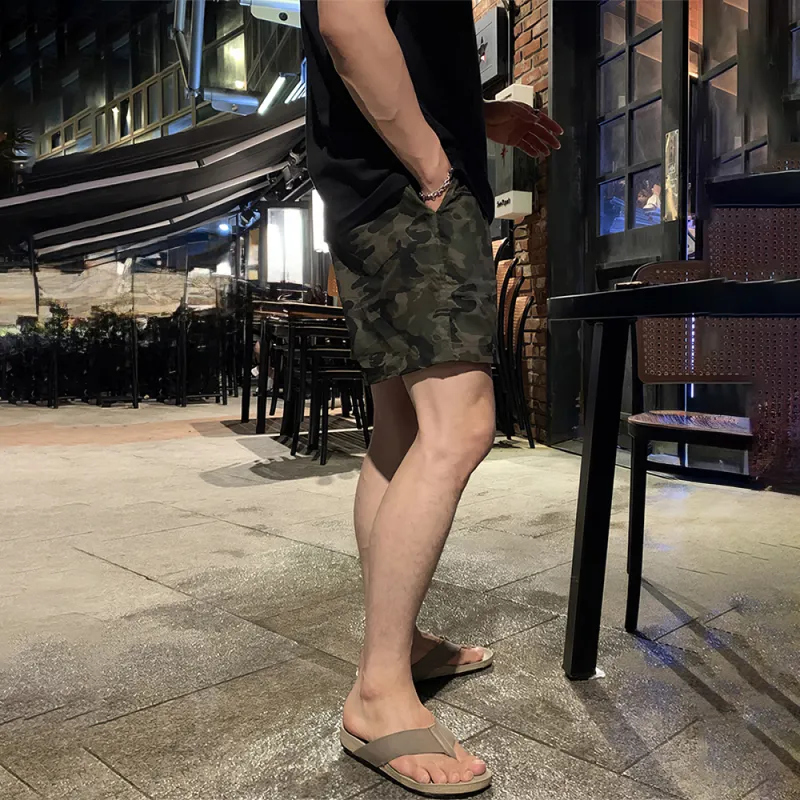 I'm David Cargo Shorts Men's Army Green-5