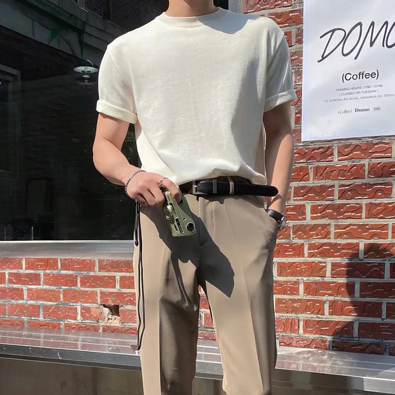 I'm David T Shirts Men Apricot-6