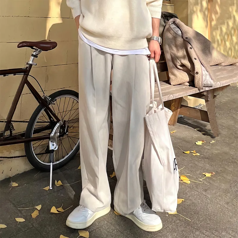 I'm David Casual Pants Unisex Light Khaki-2