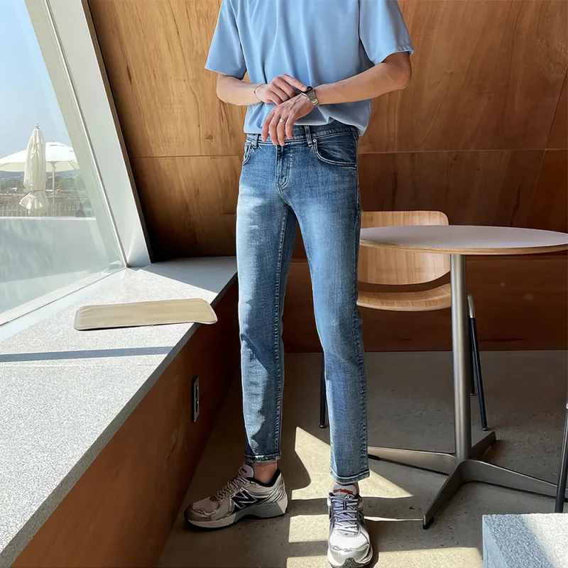 I'm David Jeans Unisex Light Blue-3