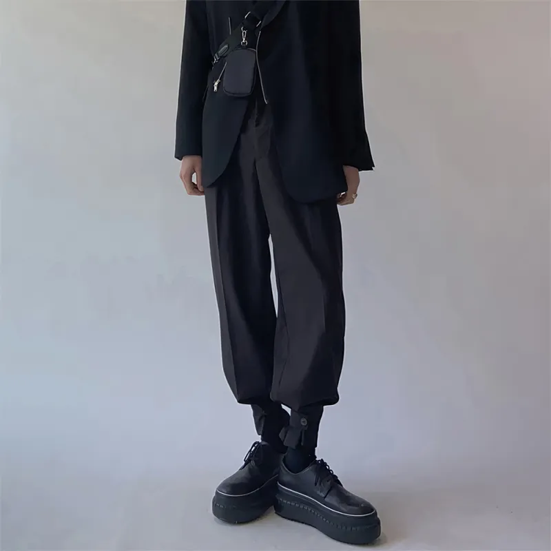 I'm David Casual Pants Unisex Black-4