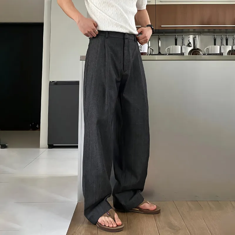 I'm David Casual Pants Unisex Black-2