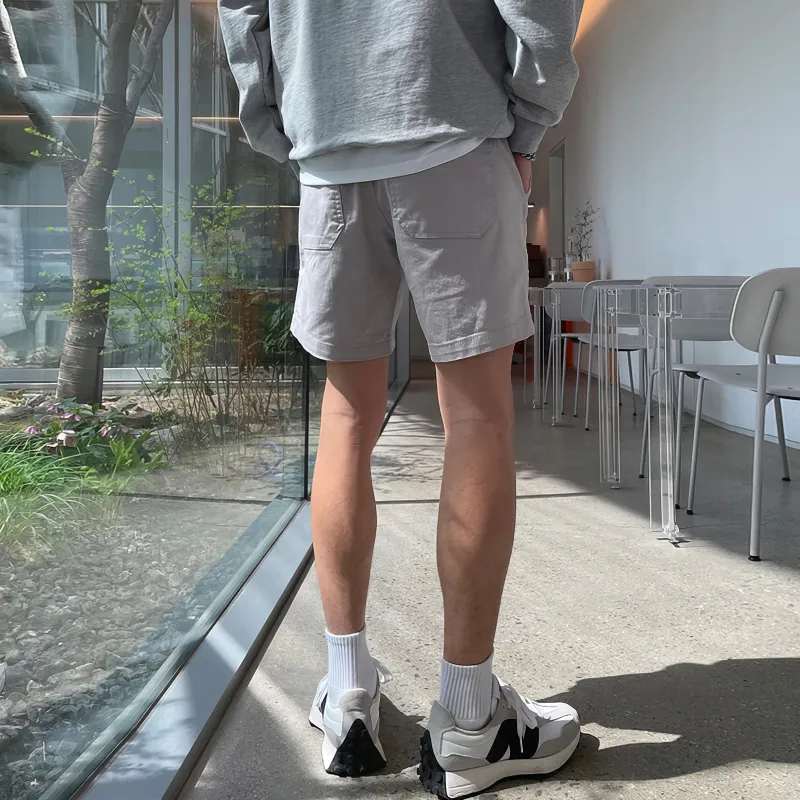 I'm David Casual Shorts Unisex Light Gray-5