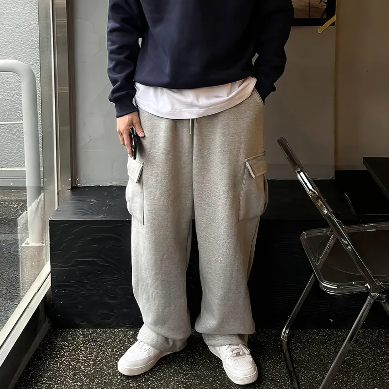 I'm David Casual Pants Men's Gray-3