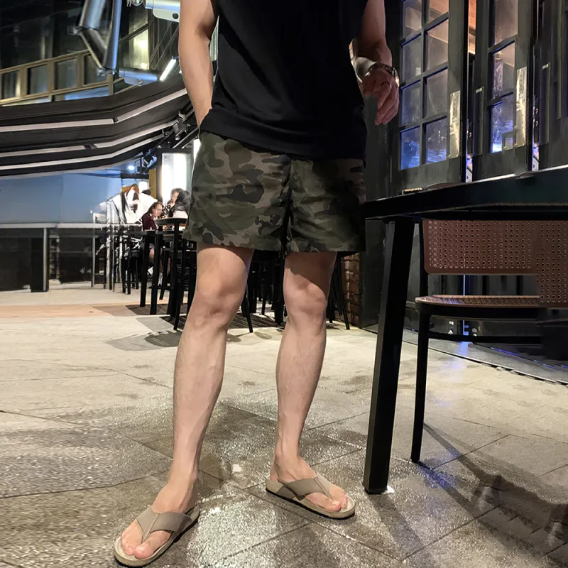 I'm David Cargo Shorts Men's Army Green-2