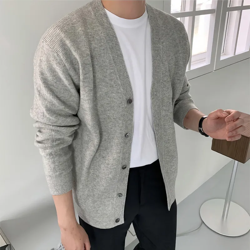 I'm David Knitwear Unisex Light Gray-4
