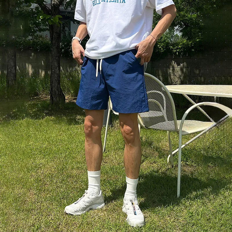 I'm David Casual Shorts Men's Blue-5