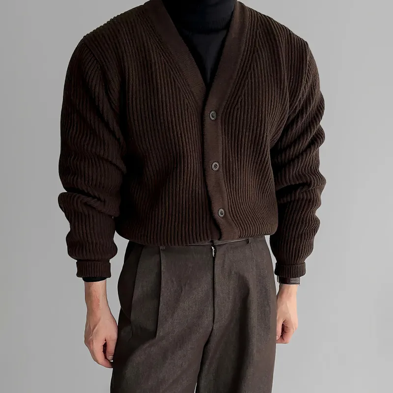 I'm David Knitwear Unisex Dark Brown-2