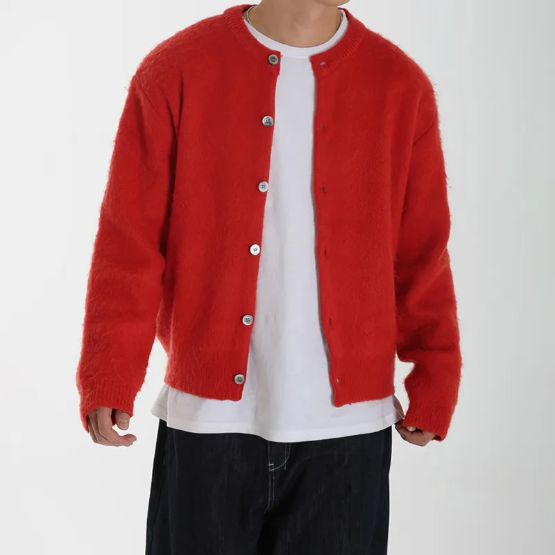 I'm David Knitwear Unisex Red-2