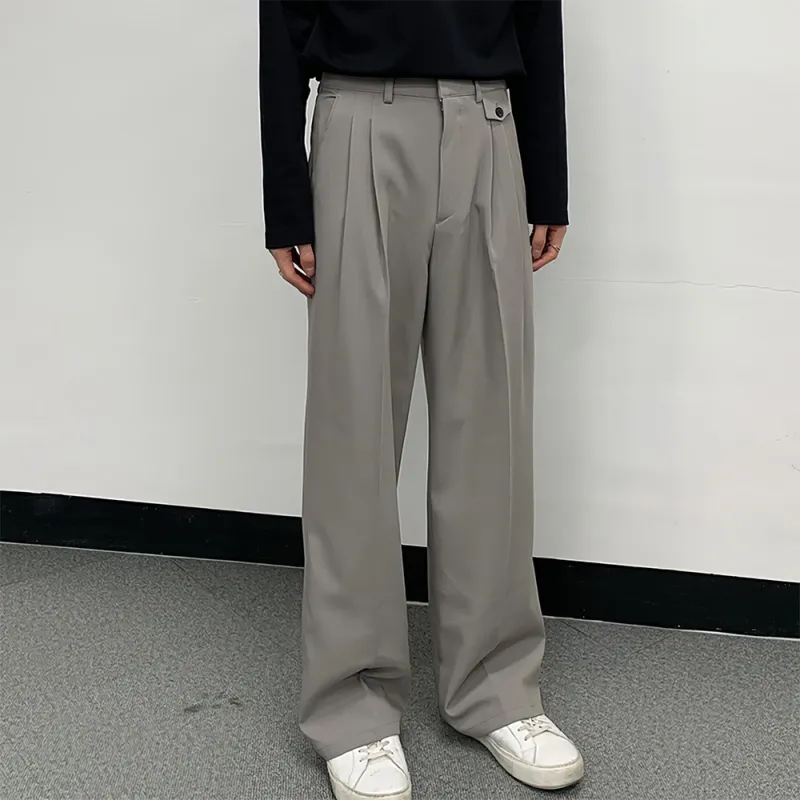 I'm David Casual Pants Men Medium Gray-2