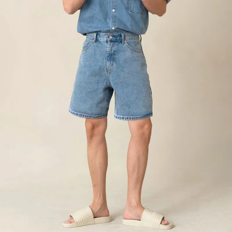 I'm David Casual Shorts Unisex Blue-2