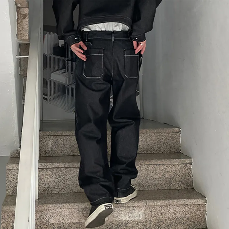 I'm David Jeans Unisex Black-11