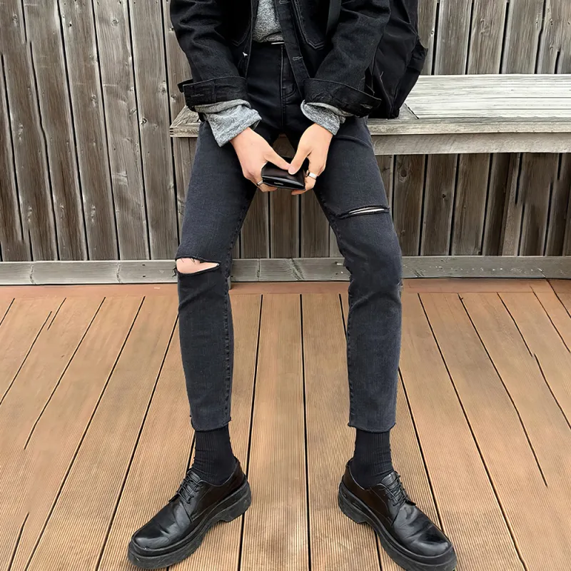 I'm David Jeans Unisex Black-2