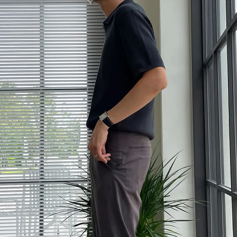 I'm David Polo Shirt Men's Dark Gray-5