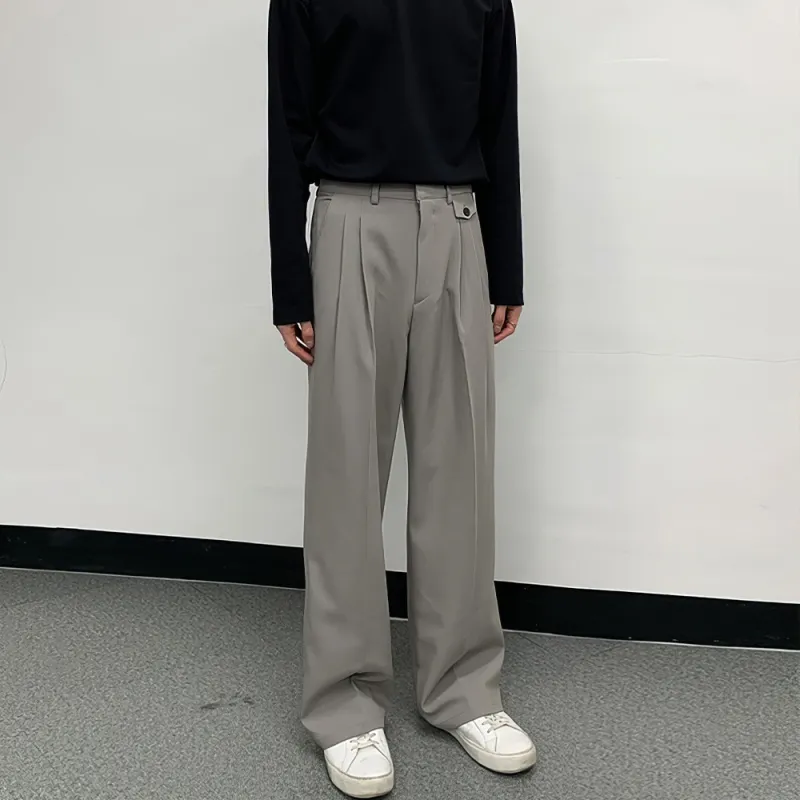 I'm David Casual Pants Men Medium Gray-5