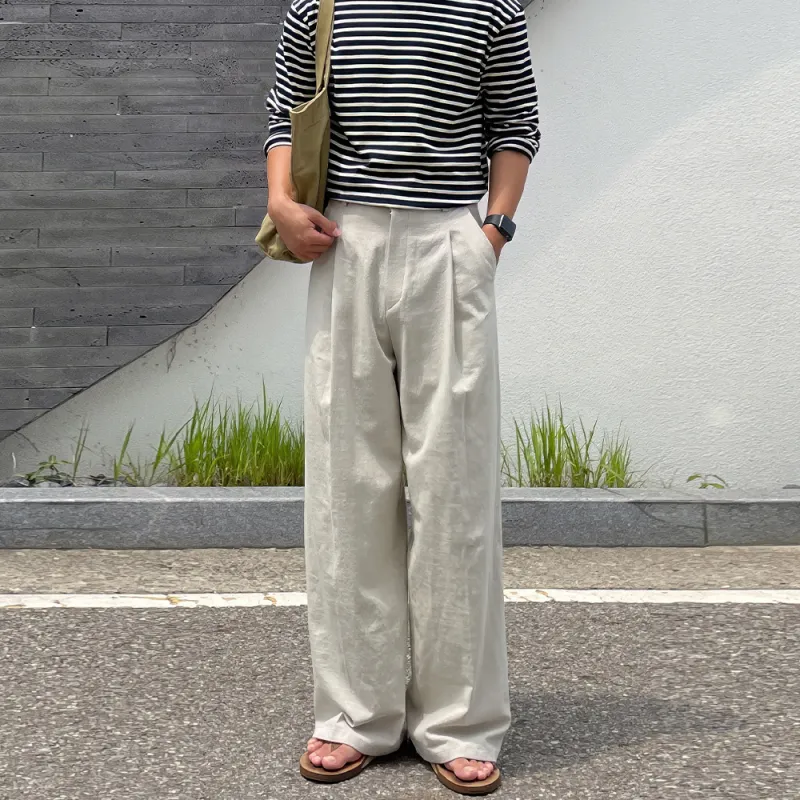 I'm David Casual Pants Unisex Apricot-4