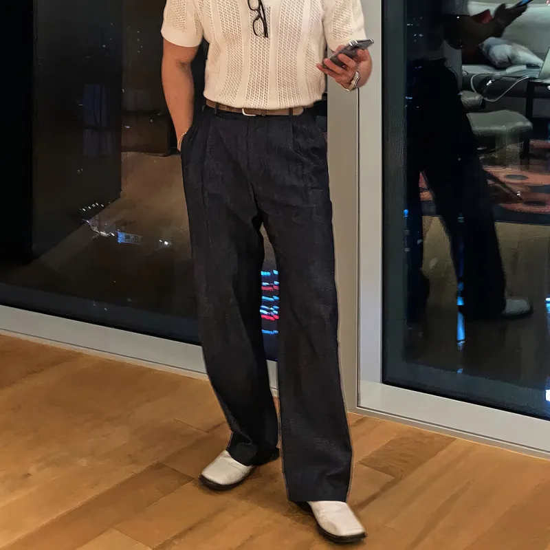 I'm David Casual Pants Unisex-5
