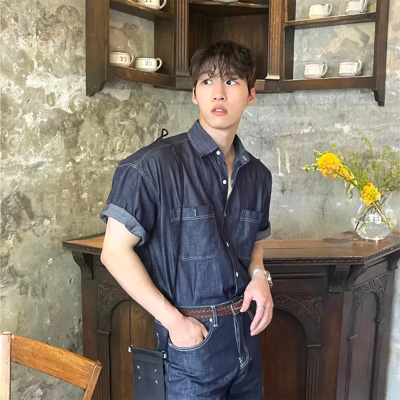 I'm David Shirts Men Black-5