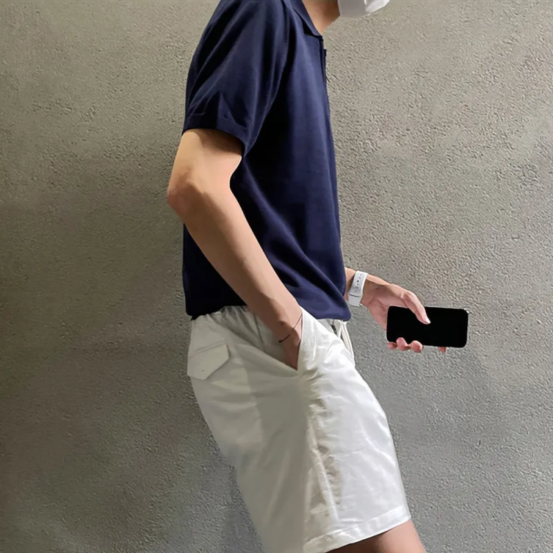 I'm David Polo Shirt Men's Dark Blue-5
