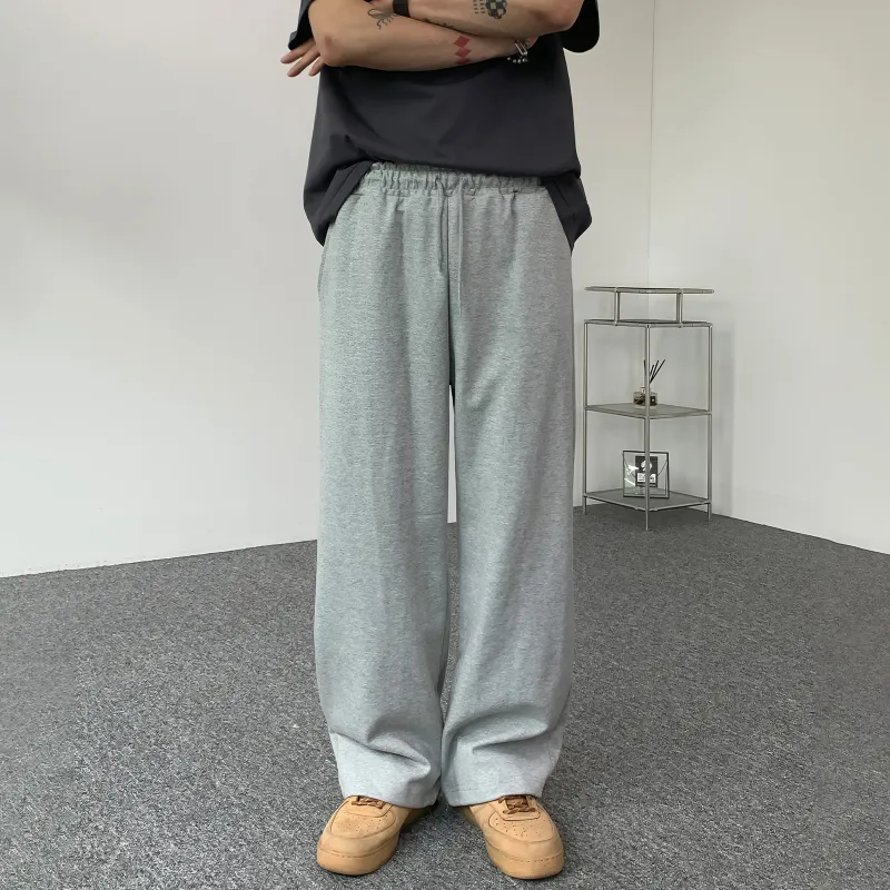 I'm David Casual Pants Unisex Gray-2