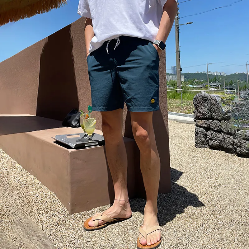 I'm David Casual Shorts Men's Dark Green-3