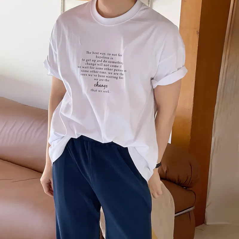 I'm David T Shirts Men White-5