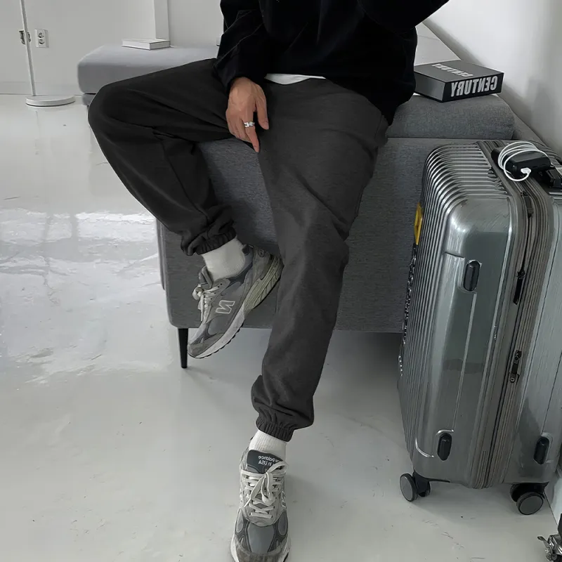 I'm David Casual Pants Unisex Dark Gray-3