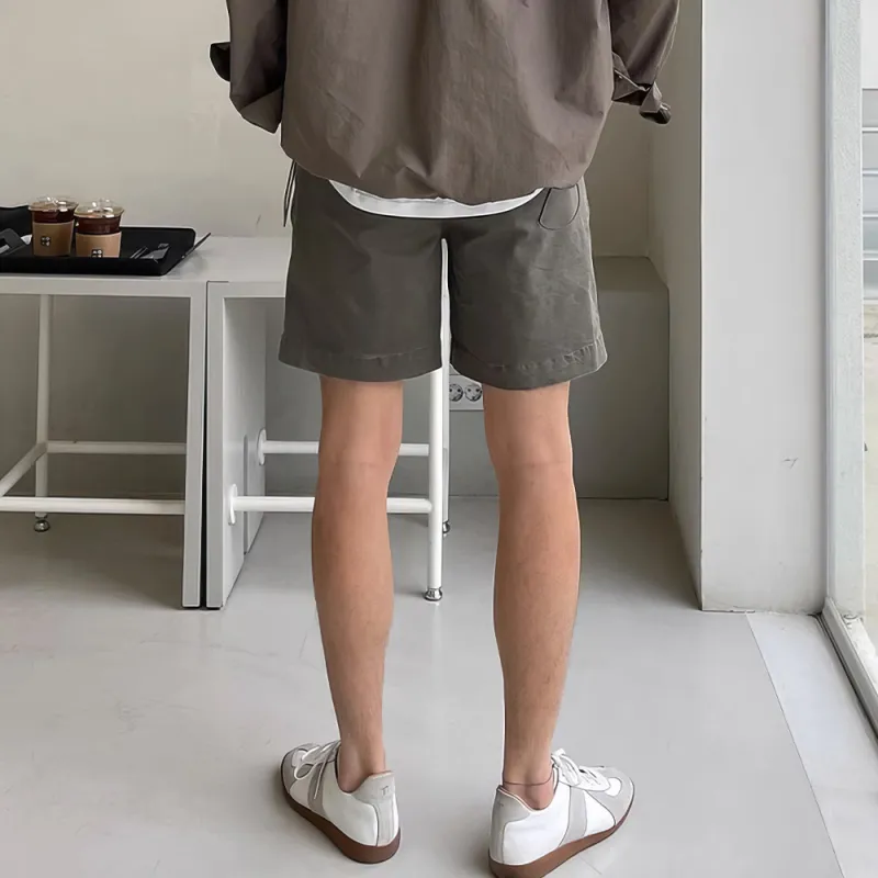 I'm David Casual Shorts Men's Dark Khaki-6