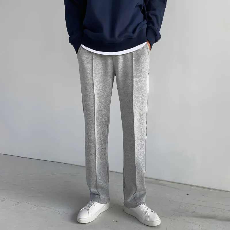 I'm David Casual Pants Unisex Gray-2
