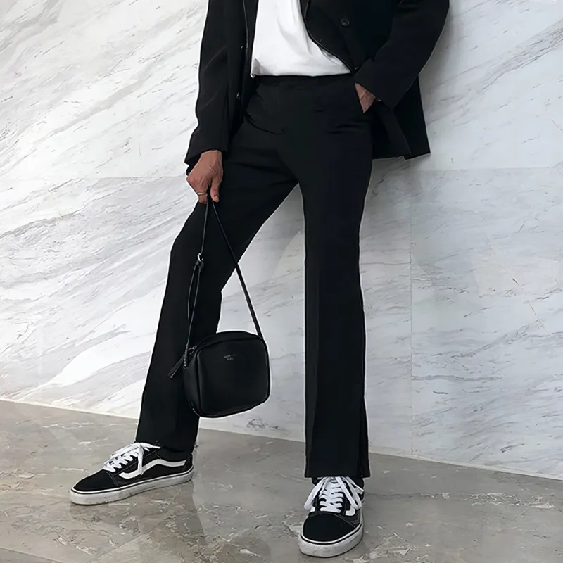 I'm David Casual Pants Unisex Black-2
