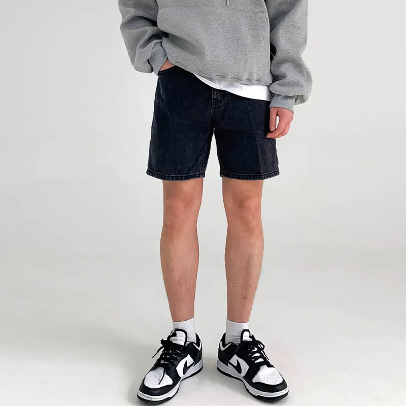 I'm David Denim Shorts Unisex-2
