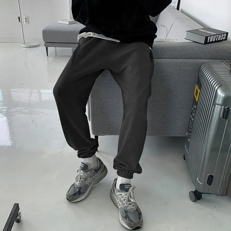 I'm David Casual Pants Unisex Dark Gray-4