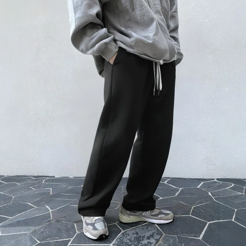 I'm David Casual Pants Unisex Black-4