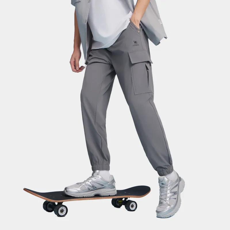 CAMEL Cargo Pants Men-8