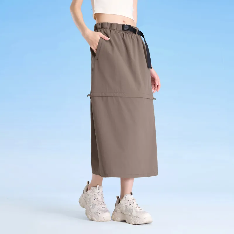 CAMEL Cargo Short Skirts Women's-15