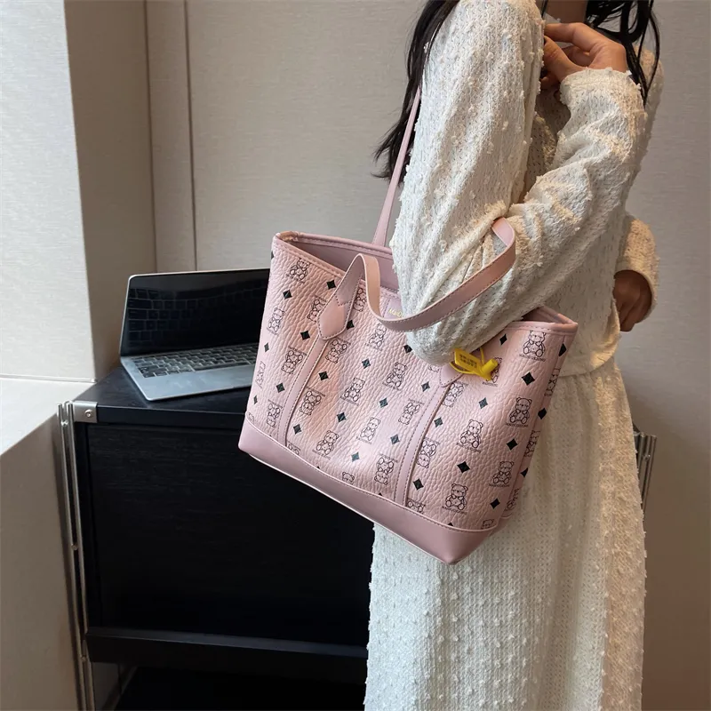 YZUE PU Handbag, Shoulder Bag Regular Women's Ecru/Pink/Light Brown/Black-7