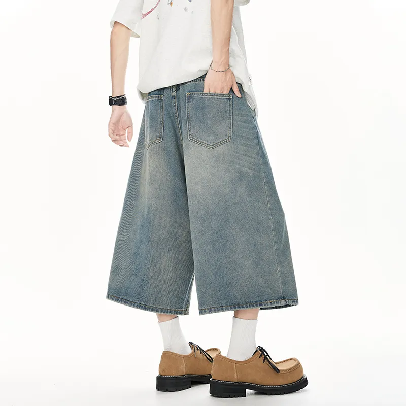 V37 Denim Shorts Unisex-10