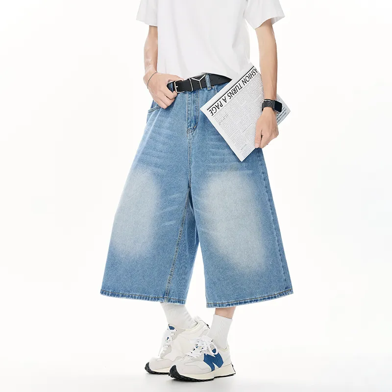 V37 Denim Shorts Unisex-6