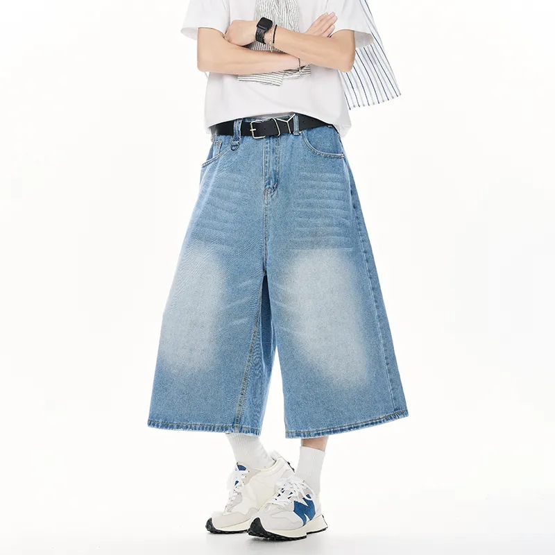 V37 Denim Shorts Unisex-5