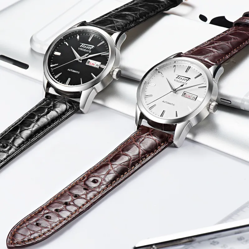 ZHISHENG Longines Omega MIDO Tissot IWC Jaeger LeCoultre Compatibility Watch Band Genuine Leather Material-7