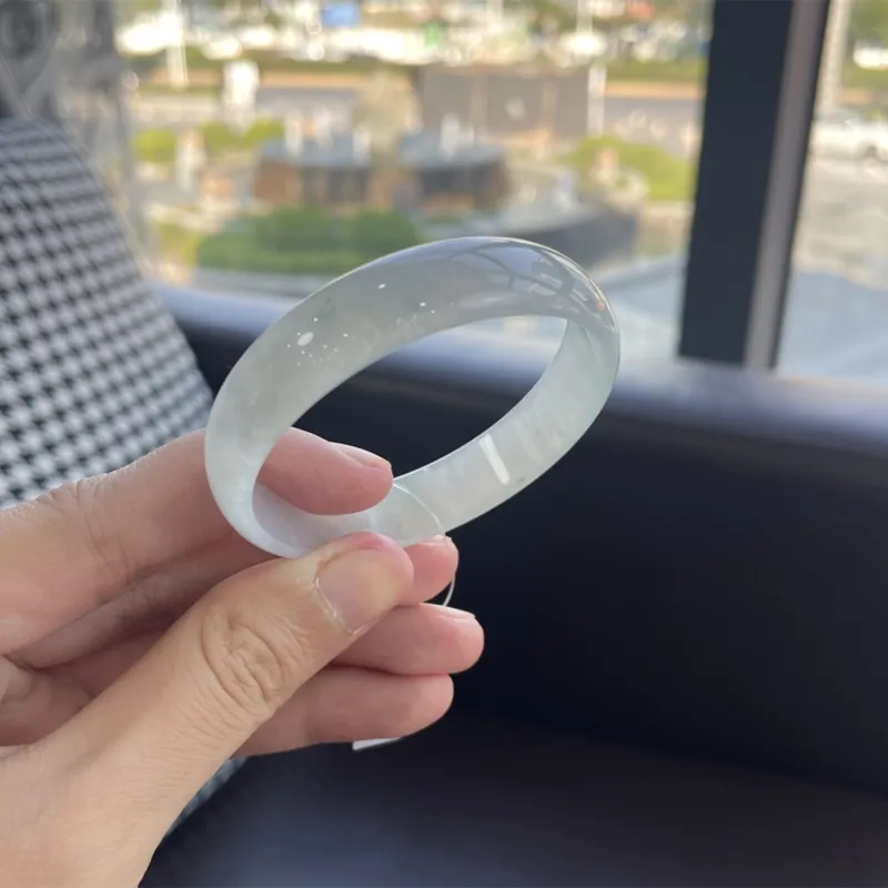 Cui Hengxiang Glutinous Jade Jadeite Bangles Women's-4