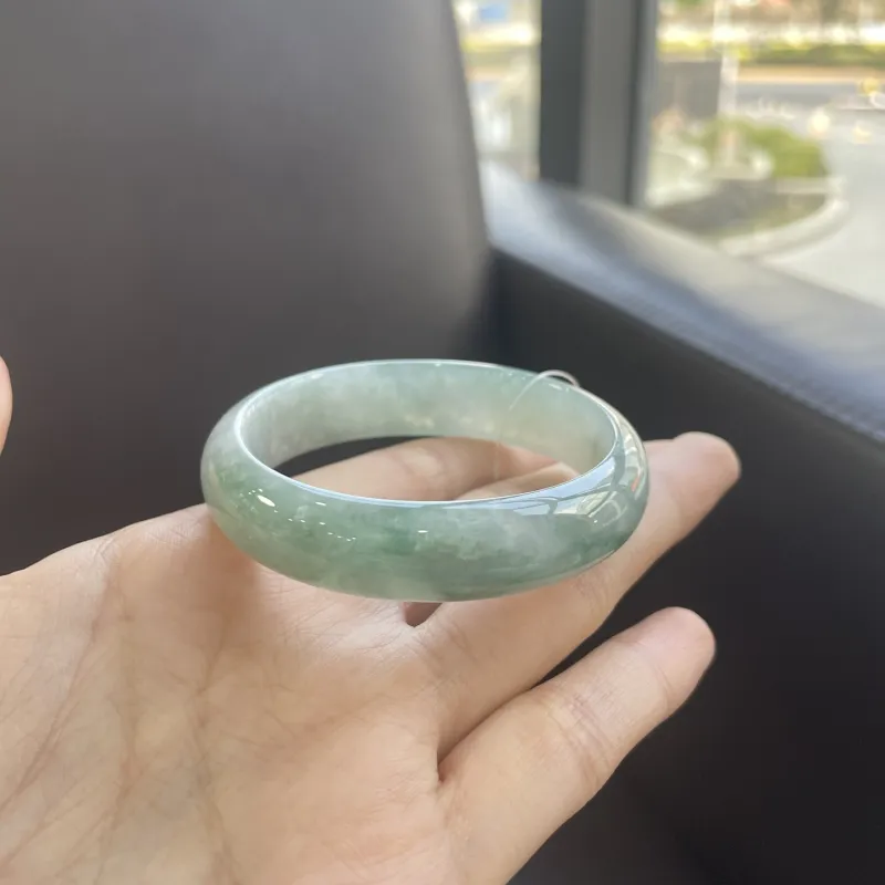 Cui Hengxiang Glutinous Jade Jadeite Bangles Women's-4