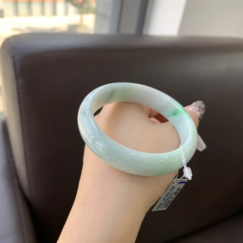 Cui Hengxiang Glutinous Jade Jadeite Bangles Women's-1