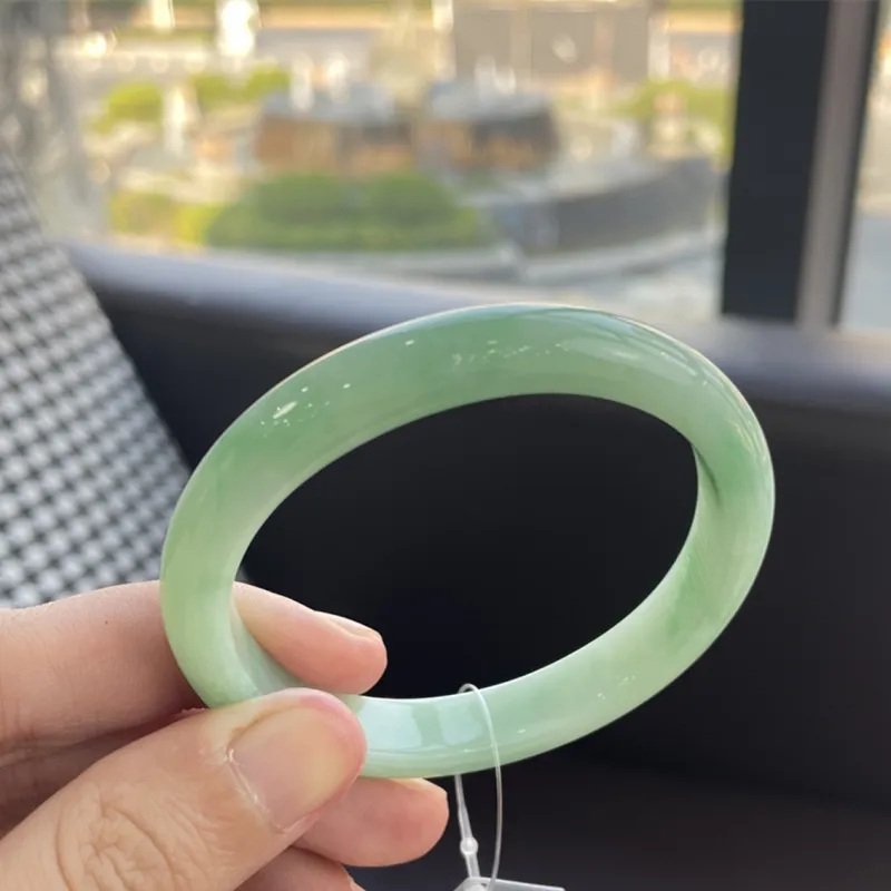 Cui Hengxiang Glutinous Jade Jadeite Bangles Women's-4