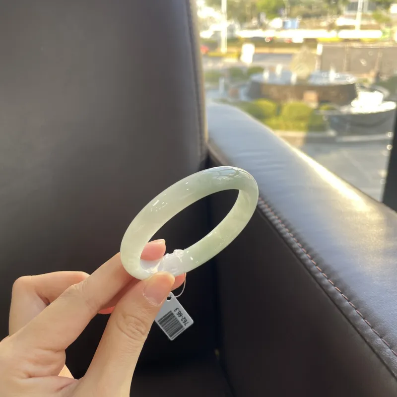 Cui Hengxiang Glutinous Jade Jadeite Bangles Women's-4